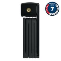 Antivol Vélo Pliable à Clé Abus L 60cm Bordo Lite Mini 6055K/60 Noir + Support