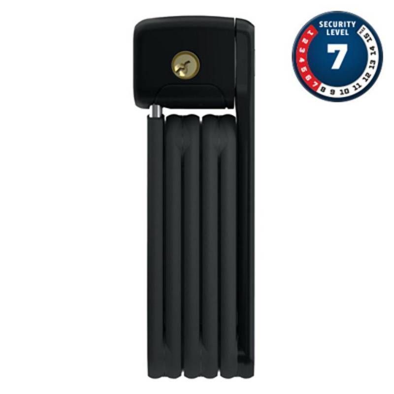 Antivol Vélo Pliable à Clé Abus L 60cm Bordo Lite Mini 6055K/60 Noir