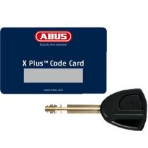 Antivol Vélo Pliable à Clé Abus L110cm Bordo Granit XPlus 6500K/110 Noir + Support