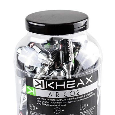 Cartouches CO2 Kheax 16g Filetées 40 Pièces