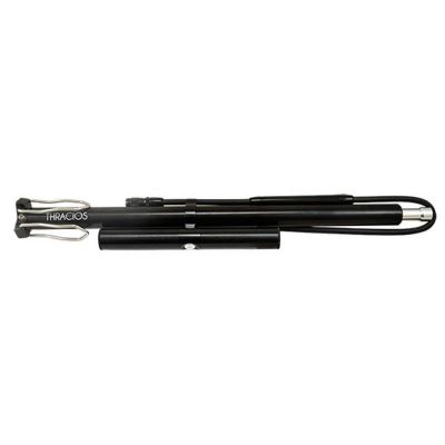 Pompe à Pied Travel Kheax Thracios Noir avec Manomètre 200 PSI/13.80Bar