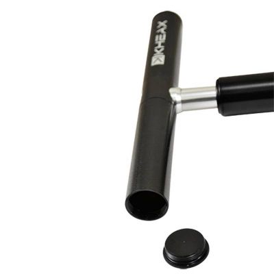 Pompe à Pied Travel Kheax Thracios Noir avec Manomètre 200 PSI/13.80Bar
