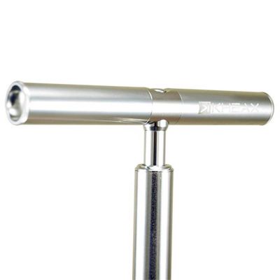 Pompe à Pied Travel Kheax Thracios Argent avec Manomètre 200 PSI/13.80Bar