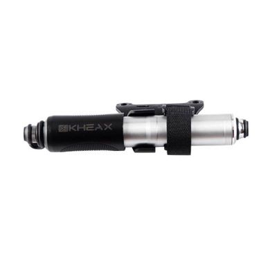 Mini Pompe VTT Kheax Lips HV S 6.2 BAR Alu Gris Argent L185mm