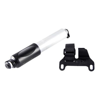 Mini Pompe VTT Kheax Lips HV S 6.2 BAR Alu Gris Argent L185mm