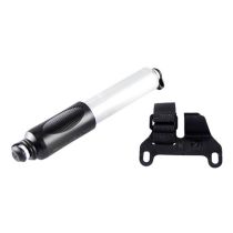 Mini Pompe VTT Kheax Lips HV S 6.2 BAR Alu Gris Argent L185mm