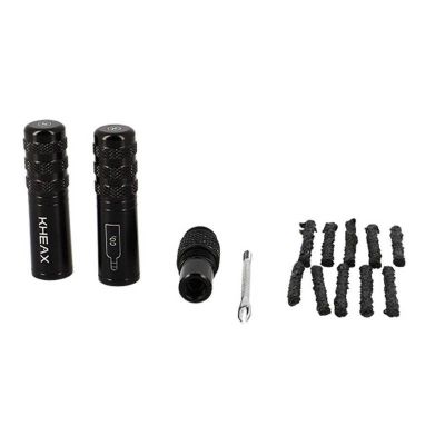 Kit Réparation Tubeless Kheax Alu Noir Embout CO2