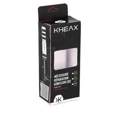 Kit Réparation Tubeless Kheax Alu Noir Embout CO2