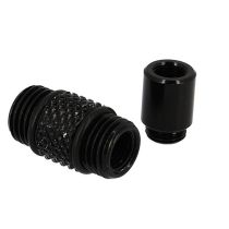 Kit Réparation Tubeless Kheax Alu Noir Embout CO2 + Cartouche CO2 16gr