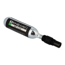 Kit Réparation Tubeless Kheax Alu Noir Embout CO2 + Cartouche CO2 25gr