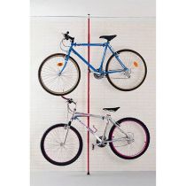 Support Vertical 2 Vélos Mottez Fixation Sol/Plafond 2M à 2.75M