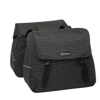 Sacoches Vélo Porte-Bagages à Pont Newlooxs Joli Nomi Noir 37L 38x30x18CM