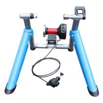 Home Trainer Optimiz Magnétique Pliable Blanc/Bleu