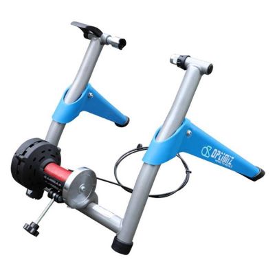Home Trainer Optimiz Magnétique Pliable Blanc/Bleu