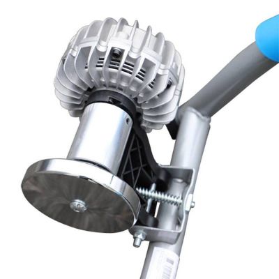 Home Trainer Optimiz Fluide Pliable Blanc/Bleu