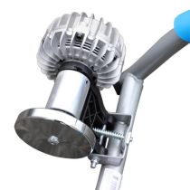 Home Trainer Optimiz Fluide Pliable Blanc/Bleu