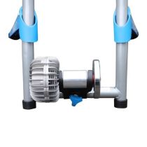 Home Trainer Optimiz Fluide Pliable Blanc/Bleu