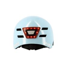 Casque Urbain Optimiz O365 Bleu Brillant In Mold Réglage Occipital LED Taille S (48/53)