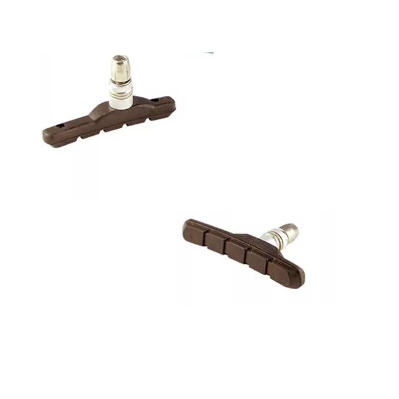 Porte-Patins VTT Optimiz à Vis V-Brake Asymétrique 72mm Boîte de 25 Paires