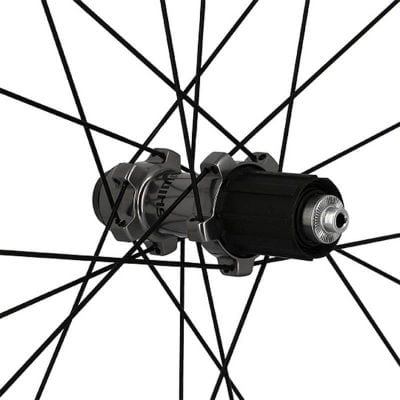 Roue Route 700 Arrière Blocage Jante Noir Shimano RS500 Tubeless 10/11V.