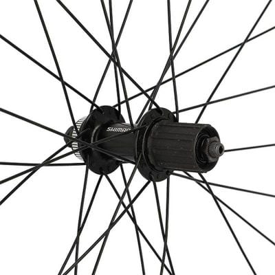 Roue Route 700 Arrière Blocage Jante Noir Shimano RX010 Centerlock 10/11V.