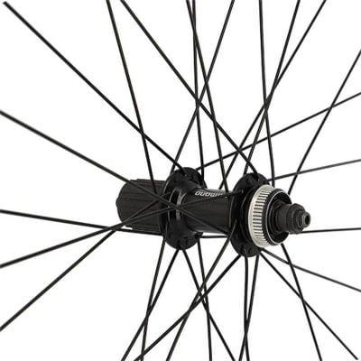 Roue Route 700 Arrière Blocage Jante Noir Shimano RX010 Centerlock 10/11V.