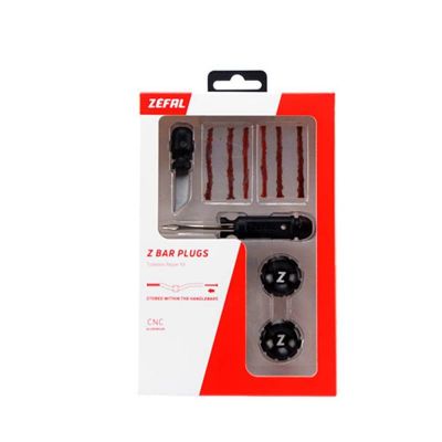 NECESSAIRE REP/RUSTINE ZEFAL TUBELESS Z BAR PLUGS INTEGRE DANS LE CINTRE (KIT)