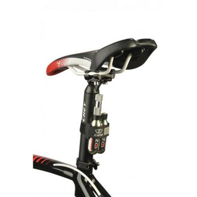 SUPPORT GONFLEUR ZEFAL CO2 HOLDER POUR CARTOUCHE (FIXATION TIGE DE SELLE/CADRE)