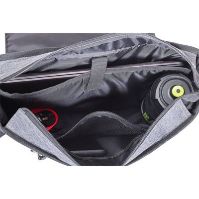 Sacoche Vélo Porte-Bagages Zéfal Urban Messanger Gris 11L