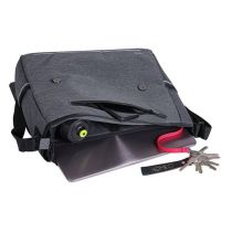 Sacoche Vélo Porte-Bagages Zéfal Urban Messanger Gris 11L