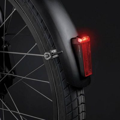 Feu Arrière Vélo LED E-Bike/VAE AXA Nyx 6-12 Volt Fix. Garde-Boue Brake Light