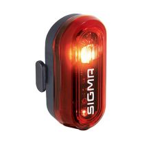 Feu Arrière Vélo LED à Pile Sigma CURVE Noir 1 Mode
