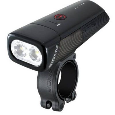 Phare Vélo LED Sigma BUSTER 1100 FL Noir Rechargeable USB 6 Modes