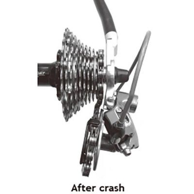 Patte de Dérailleur Universelle SUPER B TB-ET05 Alu Adaptable Tout Cadre