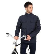 Veste Coupe-Vent Imperméable Tucano Milano Bleu Foncé Taille 3XL