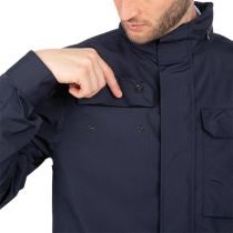 Veste Coupe-Vent Imperméable Tucano Milano Bleu Foncé Taille 4XL