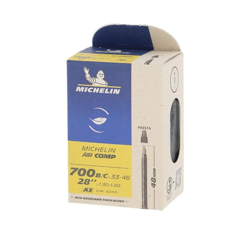 CHAMBRE AIR VTC 700X35/47 (28") VP MICHELIN A3 ULTRALIGHT VALVE 48MM (ETRTO 33/46-622/635)