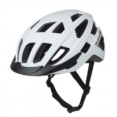CASQUE URBAIN POLISPORT CITY MOVE BLANC MAT IN MOLD REGLAGE OCCIPITAL 58/61