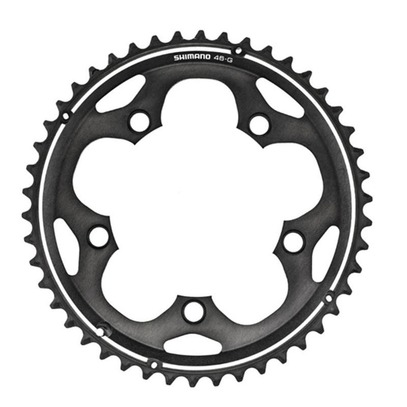 PLATEAU CYCLO CROSS DOUBLE DIAM 110 46DTS NOIR SHIMANO ORIGINE CX50 5 BRANCHES 10V.
