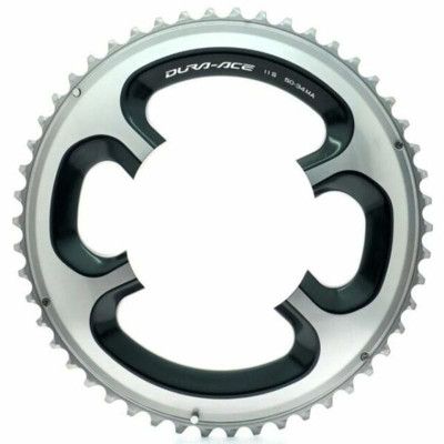 PLATEAU ROUTE DIAM 110 EXTER 50DTS ARGENT SHIMANO ORIGINE DURA ACE 9000 11V. (4 BRANCHES)