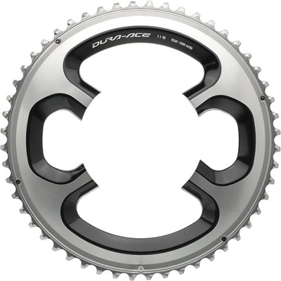 PLATEAU ROUTE DIAM 110 EXTER 52DTS ARGENT SHIMANO ORIGINE DURA ACE 9000 11V. (4 BRANCHES)