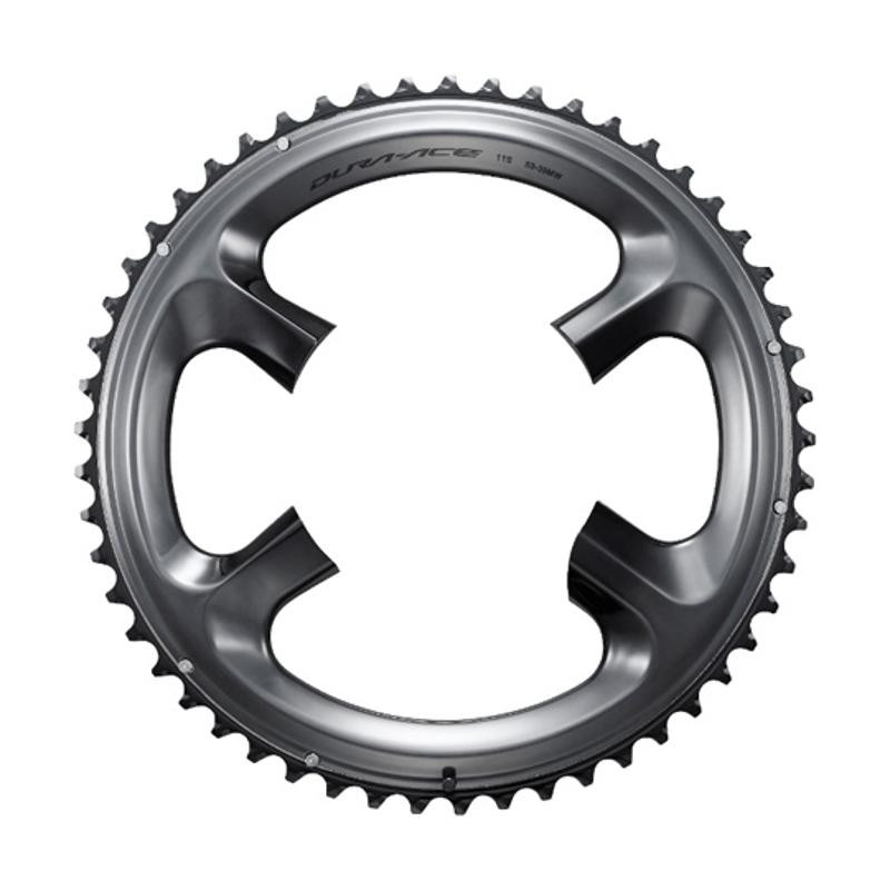 PLATEAU ROUTE DIAM 110 EXTER 53DTS NOIR SHIMANO ORIGINE DURA ACE 9100 11V. (4 BRANCHES)