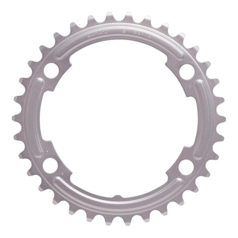 PLATEAU ROUTE DIAM 110 INTER 34DTS ARGENT SHIMANO ORIGINE 105 5800 11V. (4 BRANCHES)