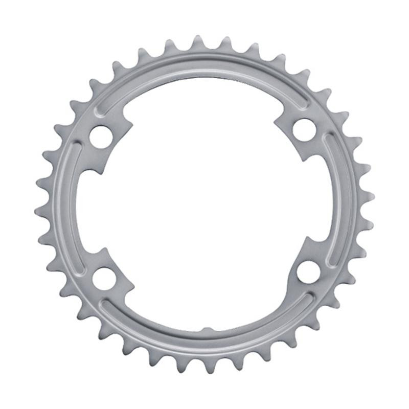 PLATEAU ROUTE DIAM 110 INTER 36DTS ARGENT SHIMANO ORIGINE 105 R7000 11V. (4 BRANCHES)