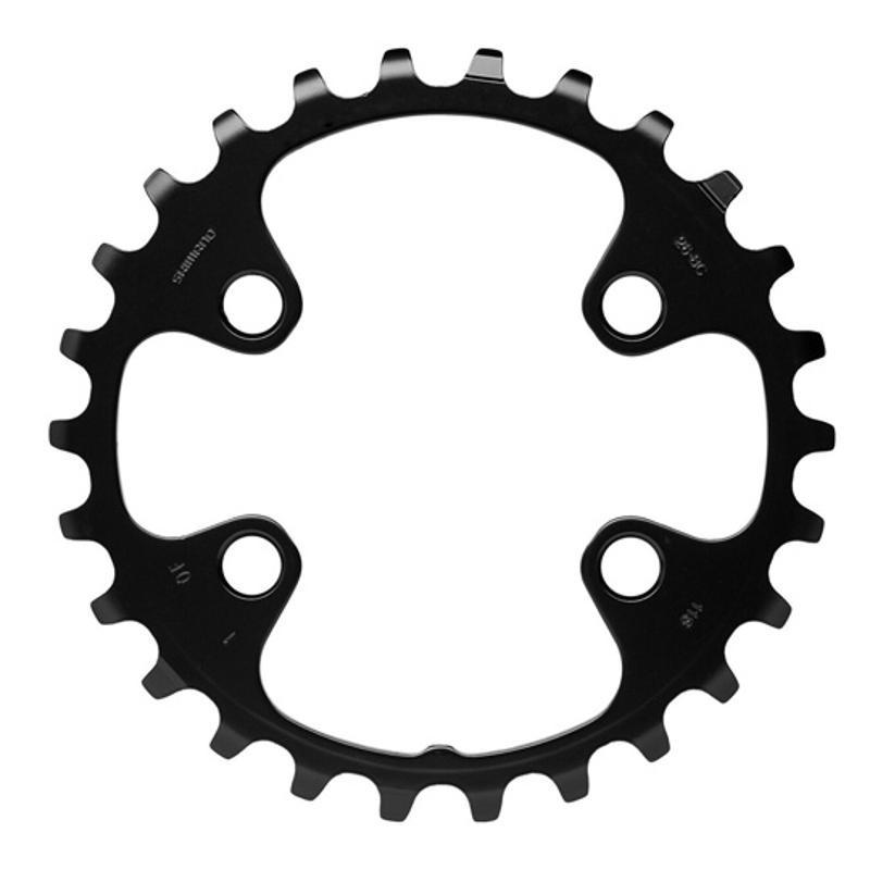 PLATEAU VTT DOUBLE DIAM  64 INTER 24DTS NOIR 4 BRANCHES SHIMANO ORIGINE SLX M7000 11V