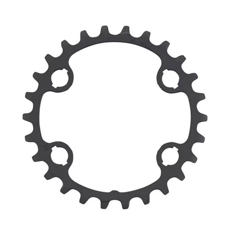 PLATEAU VTT DOUBLE DIAM 64 INTER 26DTS NOIR 4 BRANCHES SHIMANO ORIGINE SLX M7100 12V