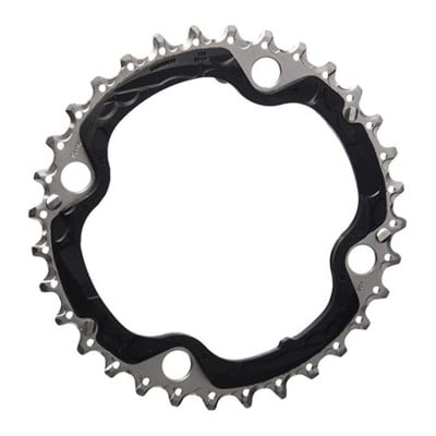 PLATEAU VTT TRIPLE DIAM104 ITERM 32DTS NOIR 4 BRANCHES SHIMANO ORIGINE DEORE 10V