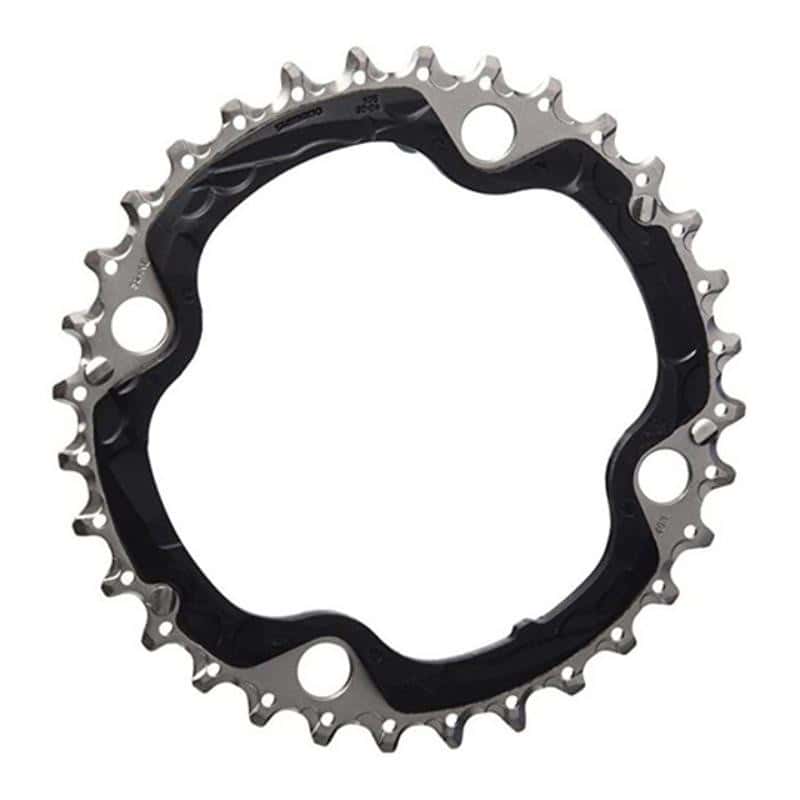 PLATEAU VTT TRIPLE DIAM104 ITERM 32DTS NOIR 4 BRANCHES SHIMANO ORIGINE DEORE 10V