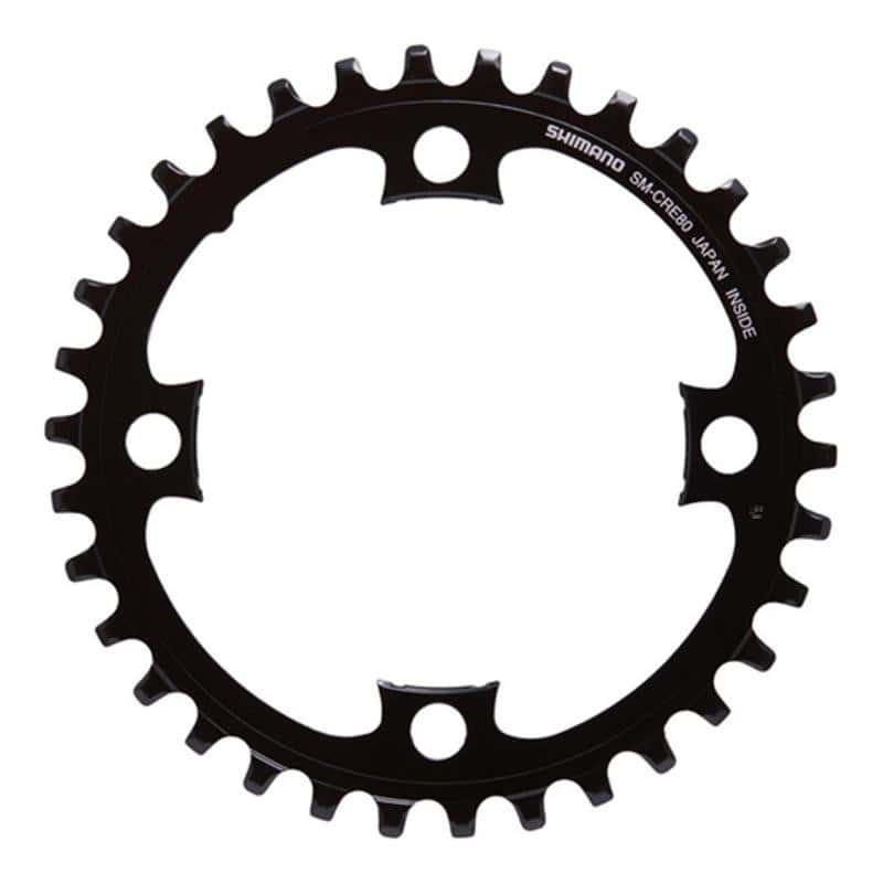 PLATEAU E BIKE/VAE MONO DIAM 104 34DTS NOIR SHIMANO CRE80 E8000/E8050/M8050 11V