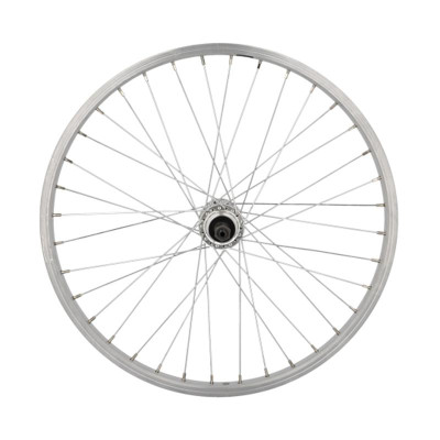 ROUE VTT 20" AR BLOCAGE JANTE ARGENT MACH1 RC10 MOYEU MICHE ALU 36T A VISSER 5/6/7V
